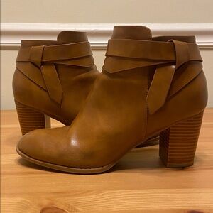 PiePieBuy Women's Tie Knot Chelsea Pump Ankle Boots; 9.5M